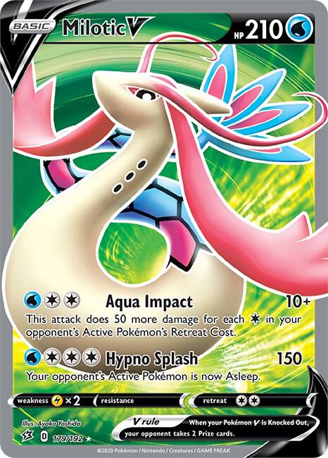 Milotic V 179/192 — Rebel Clash | Single Card