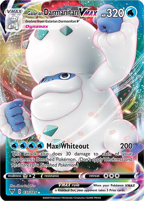 Galarian Darmanitan VMAX 037/185 — Vivid Voltage | Single Card