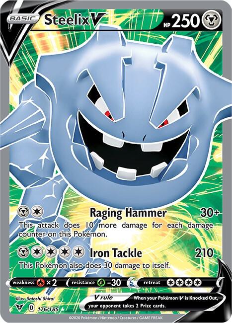Steelix V 176/185 — Vivid Voltage | Single Card
