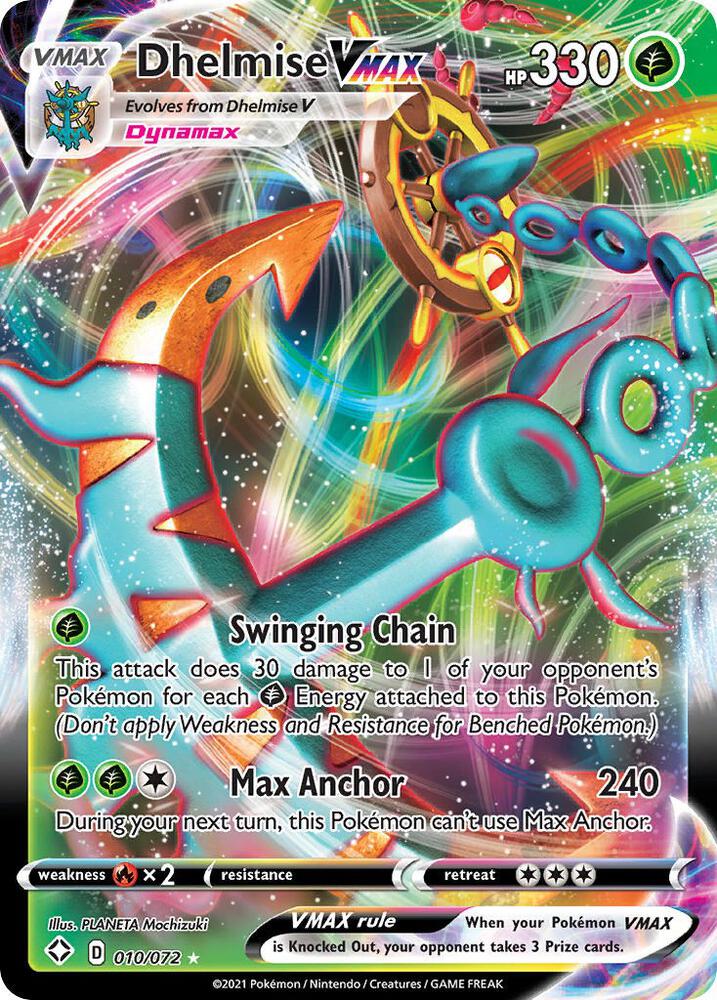 Dhelmise VMAX 010/072 — Shining Fates | Single Card