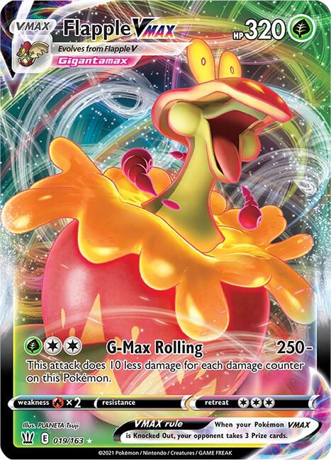 Flapple VMAX 019/163 — Battle Styles | Single Card