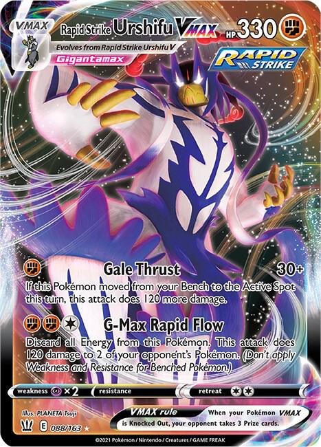 Rapid Strike Urshifu VMAX 088/163 — Battle Styles | Single Card