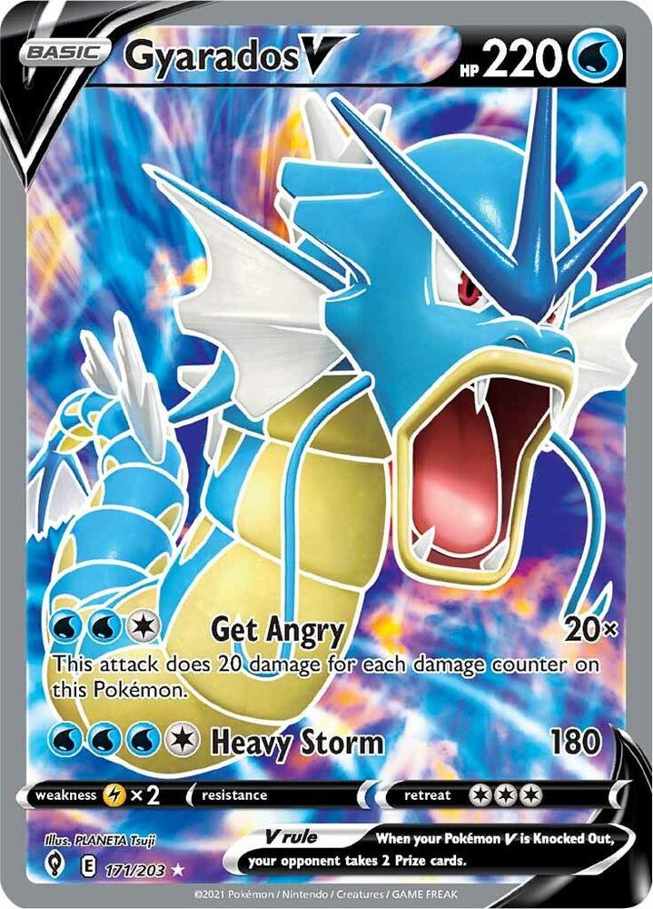 Gyarados V 171/203 — Evolving Skies | Single Card