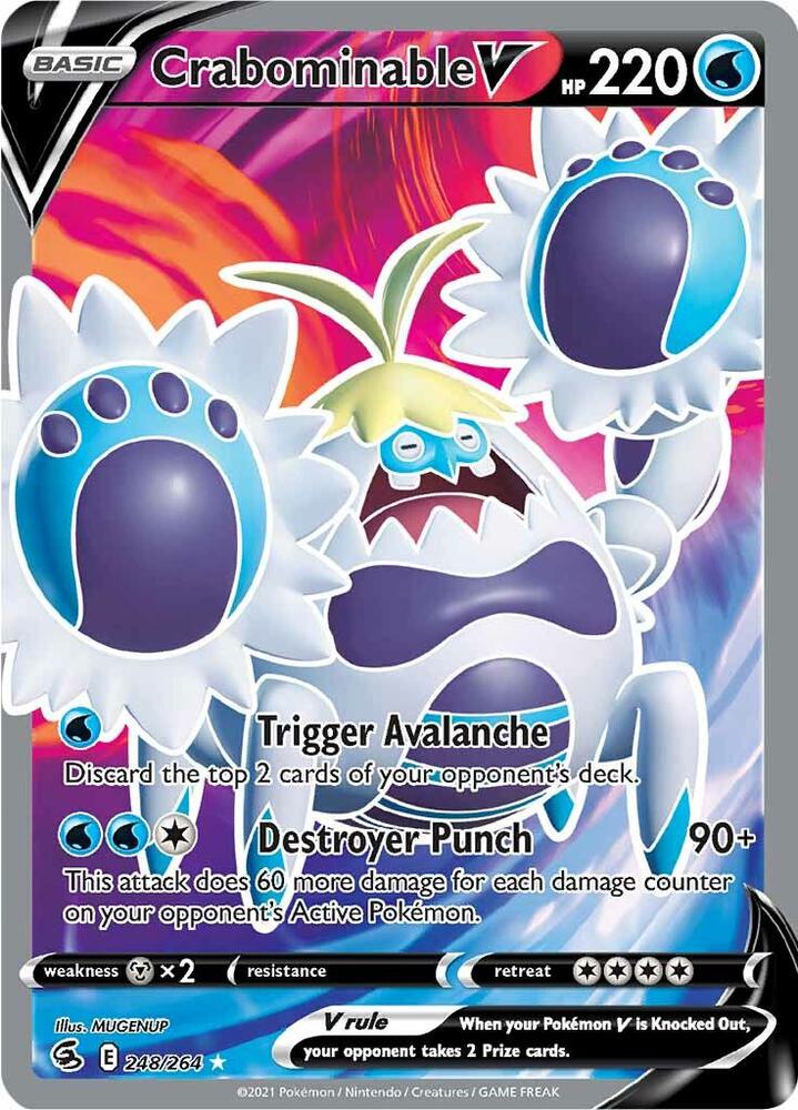 Crabominable V 248/264 — Fusion Strike | Single Card
