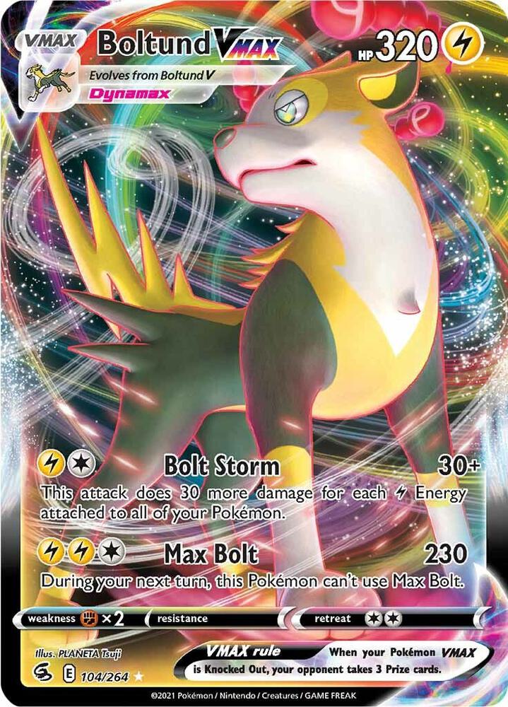 Boltund VMAX 104/264 — Fusion Strike | Single Card