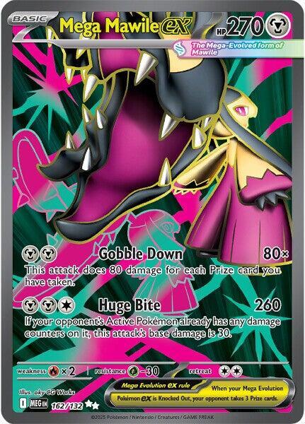 Mega Mawile ex 162/132 — Mega Evolution -Secret Rare | Single Card