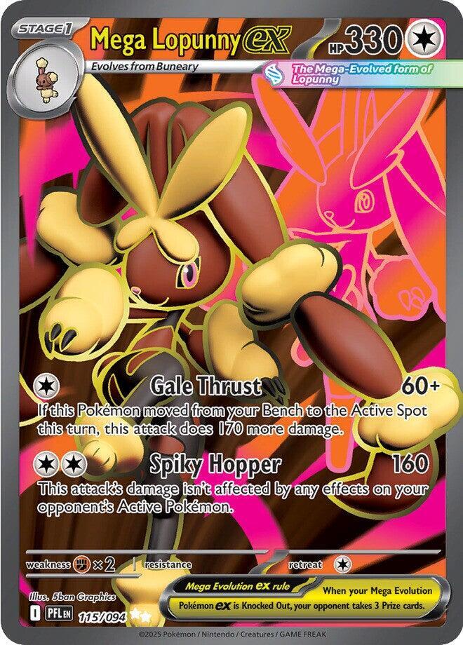 Mega Lopunny ex 115/094 — Phantasmal Flames | Single Card